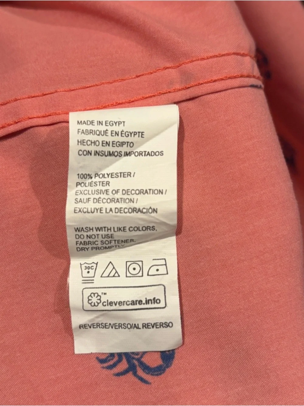 IZOD Men’s Crab Motif Button Down Shirt – Size M - Picture 8 of 9